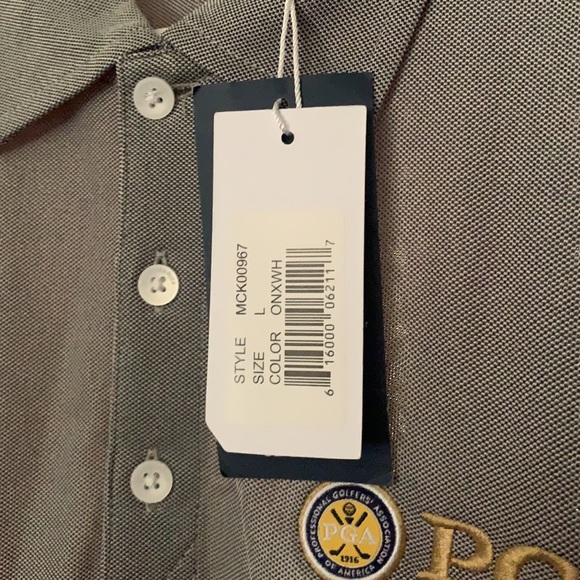 Cutter buck pga gray polo large - Picture 5 of 5